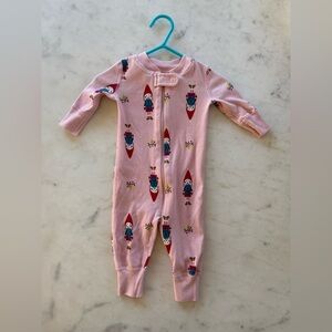 Hanna Andersson Pink Gnome Print Pajamas